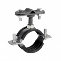 Держатели проводника на трубе