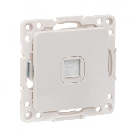 Стокгольм Механизм Розетки Phone 1-местной белый EKF PROxima EYT01-034-10