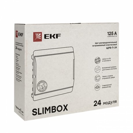 Щит распред. встраиваемый ЩРВ-П-24 SlimBox IP41 EKF PROxima sb-v-24