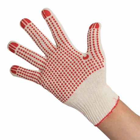 Перчатки рабочие ТОЧКА с ПВХ-покрытием (10 класс, 9 разм) EKF Master pe10ct-9-mas