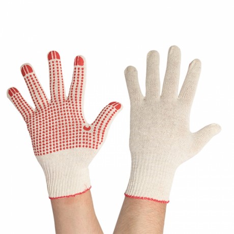 Перчатки рабочие ТОЧКА с ПВХ-покрытием (10 класс, 9 разм) EKF Master pe10ct-9-mas