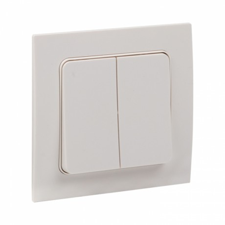 Стокгольм Выключатель 2-кл. 10А белый EKF PROxima EXV10-023-10