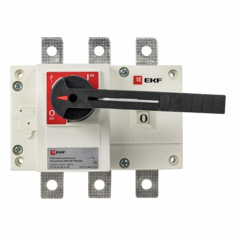 Рубильник-выключатель 250A 3P c рукояткой управления для прямой установки PowerSwitch EKF PROxima psds-250-3