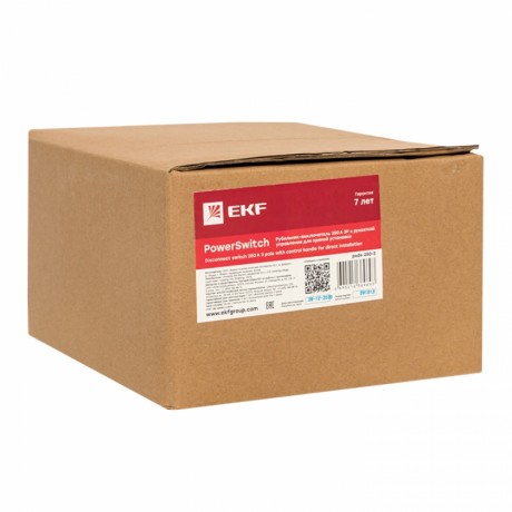 Рубильник-выключатель 250A 3P c рукояткой управления для прямой установки PowerSwitch EKF PROxima psds-250-3
