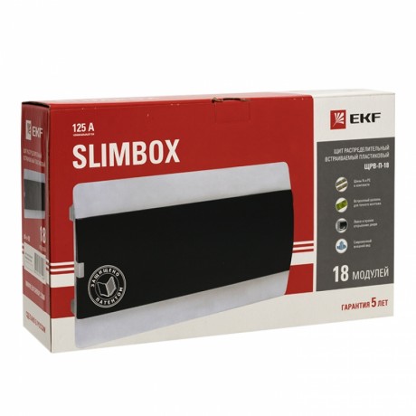 Щит распред. встраиваемый ЩРВ-П-18 SlimBox IP41 EKF PROxima sb-v-18