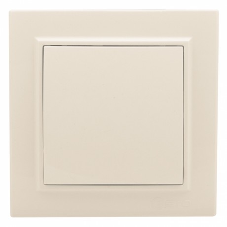 Минск Кнопка нажимная СП, 10А, бежевая EKF ERV10-028-20