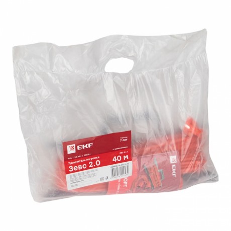 Удлинитель на рамке Зевс 2.0 40м с заземлением ПВС 3*1,0 16А/3,5кВт PROxima EKF USRB02-16-310-1-40