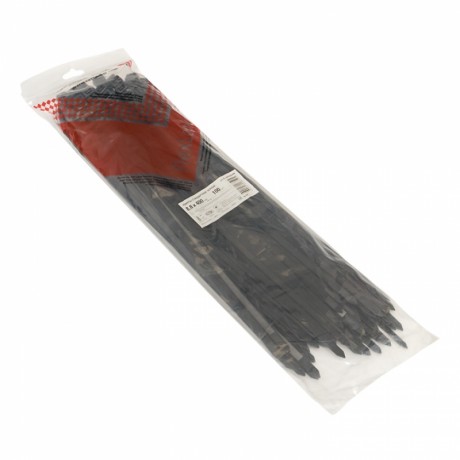 Хомут P6.6 стандартный (ч), 4.8x400 (100шт) FlexLock PROxima plc-fl-ctsb-4.8x400