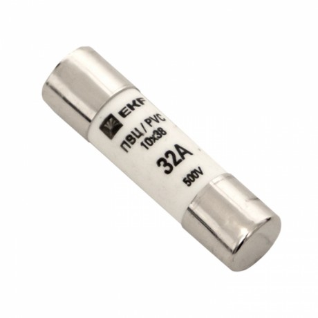 Плавкая вставка цилиндрическая ПВЦ (10х38) 32А EKF PROxima pvc-10x38-32