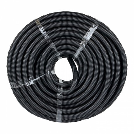 Труба гофр. ПНД с протяжкой d25 мм (75 м) черная EKF-Plast tpnd-25n