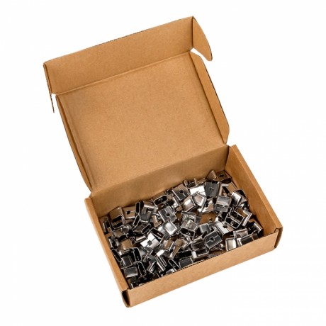 Скрепа для ленты C12 без зубьев (100шт.) EKF PROxima c-12-304