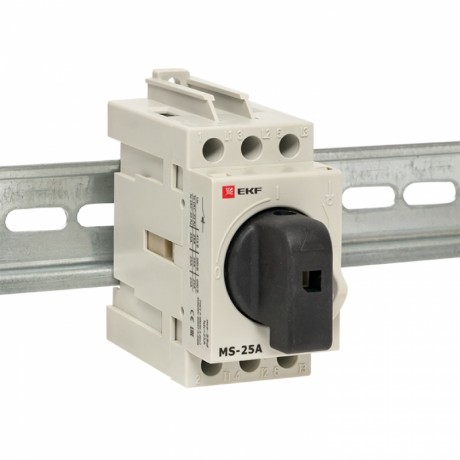 Рубильник модульный MS-25A 3P на DIN-рейку EKF PROxima ms-25d