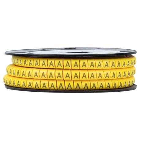 Маркер кабельный 4,0 мм2 A (500 шт.) (ЕС-2) EKF PROxima plc-KM-4-A