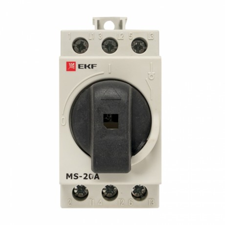 Рубильник модульный MS-20A 3P на DIN-рейку EKF PROxima ms-20d
