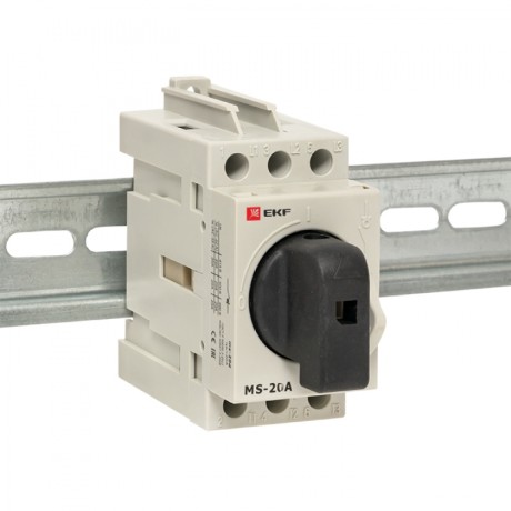 Рубильник модульный MS-20A 3P на DIN-рейку EKF PROxima ms-20d