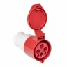 Розетка переносная 214 3Р+РЕ 16А 380В IP44 EKF PROxima ps-214-16-380