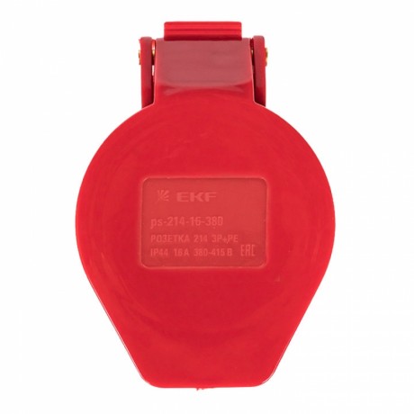 Розетка переносная 214 3Р+РЕ 16А 380В IP44 EKF PROxima ps-214-16-380