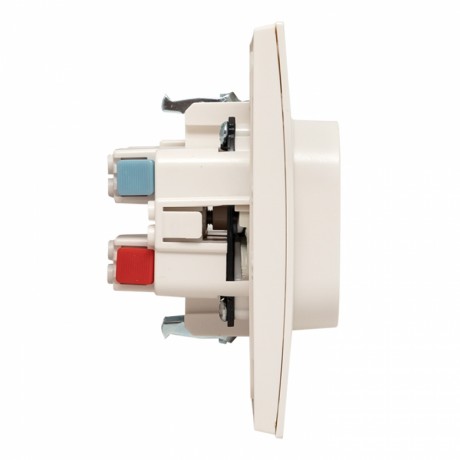 Стокгольм Розетка 2-местная б/з 10А белая с защ. штор. EKF PROxima EXR10-102-10