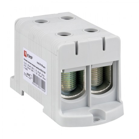 Клемма силовая вводная двойная КСВ 35-150 серая EKF PROxima kvs2-35-150-grey