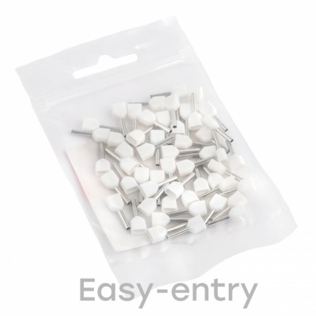 Наконечник штыревой втулочный изолированный НШвИ(2) 0,5-8 (50шт.) EKF PROxima nhvi2-0.5-8