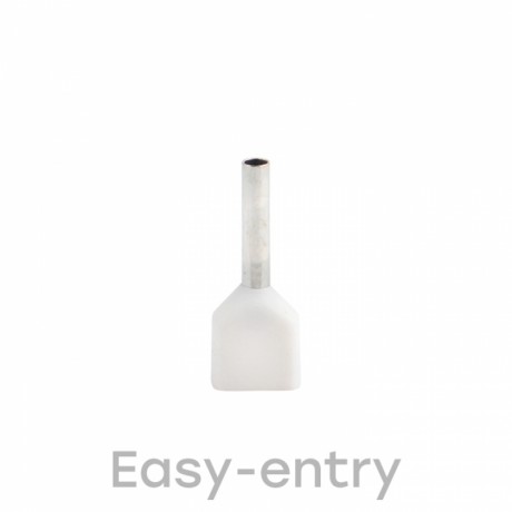 Наконечник штыревой втулочный изолированный НШвИ(2) 0,5-8 (50шт.) EKF PROxima nhvi2-0.5-8