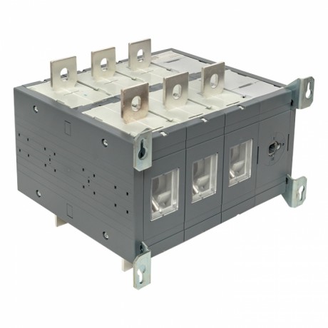 Рубильник 630A 3P реверсивный без рукоятки управления TwinBlock EKF tb-s-630-3p-rev