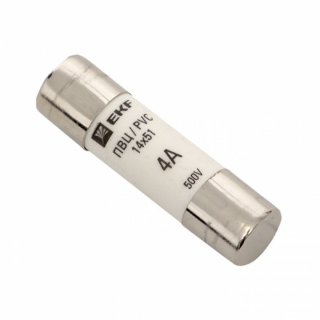 Плавкая вставка цилиндрическая ПВЦ (14х51) 4А EKF PROxima pvc-14x51-4