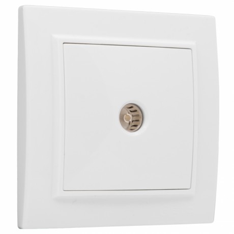 Минск Розетка TV 1-местная СП бел. 75Ом 5-862МГц EKF Basic ERA00-027-10