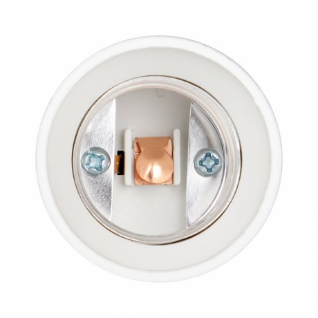 Переходник E14-E27 бел. EKF PROxima AD-E14-E27-w