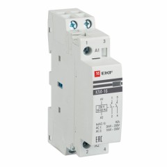 Контактор модульный КМ 16А NО+NC (1 мод.) EKF PROxima km-1-16-11