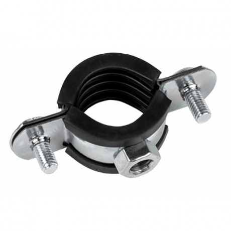 Хомут стальной 1 1/4 (40-45 мм), с уплотнителем EKF hsu1114