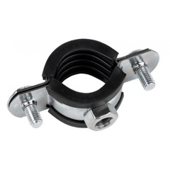 Хомут стальной 1 1/4 (40-45 мм), с уплотнителем EKF hsu1114