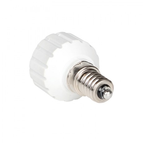 Переходник E14-GU10 бел. EKF PROxima AD-E14-GU10-w