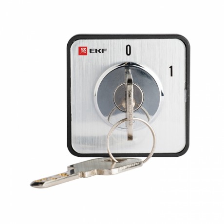 Переключатель кулачковый ПК-1-113 10А 3P «0-1» с ключом EKF PROxima pk-1-113-10