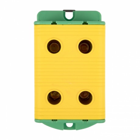 Клемма силовая вводная двойная КСВ 35-150 желто-зеленая EKF PROxima kvs2-35-150-y-green