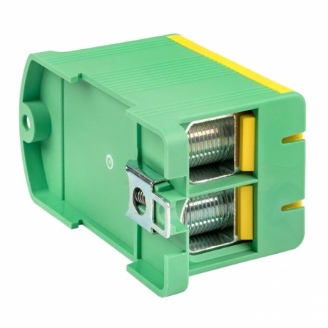 Клемма силовая вводная двойная КСВ 35-150 желто-зеленая EKF PROxima kvs2-35-150-y-green