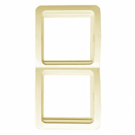 Лондон Рамка 2-местная вертикальная бежевая EKF PROxima EEM-V-302-20