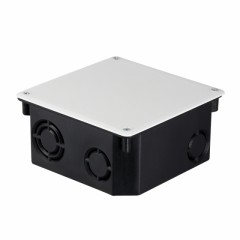 Коробка распаячная КМТ-010-006 с крышкой для твердых стен (107х107х50) с саморезами IP20 EKF PROxima plc-kmt-010-006