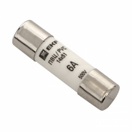 Плавкая вставка цилиндрическая ПВЦ (14х51) 6А EKF PROxima pvc-14x51-6