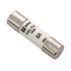 Плавкая вставка цилиндрическая ПВЦ (14х51) 6А EKF PROxima pvc-14x51-6
