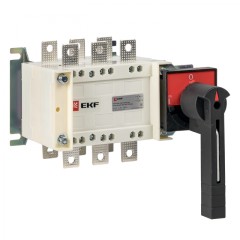 Рубильник-переключатель 160A 3P c рукояткой управления для прямой установки PowerSwitch EKF PROxima pscs-160-3