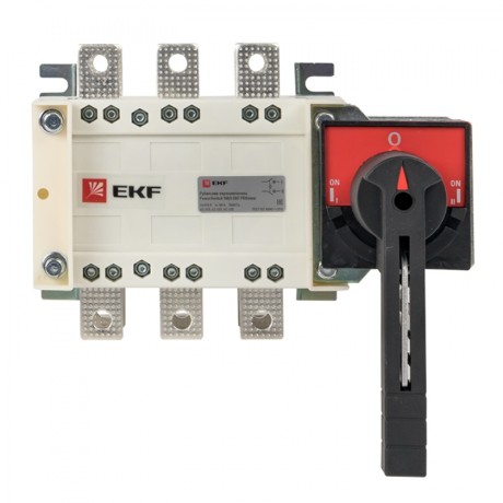 Рубильник-переключатель 160A 3P c рукояткой управления для прямой установки PowerSwitch EKF PROxima pscs-160-3