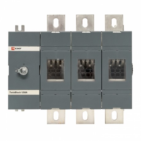 Рубильник 1250A 3P без рукоятки управления TwinBlock EKF PROxima tb-s-1250-3p