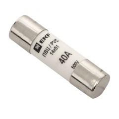 Плавкая вставка цилиндрическая ПВЦ (14х51) 40А EKF PROxima pvc-14x51-40