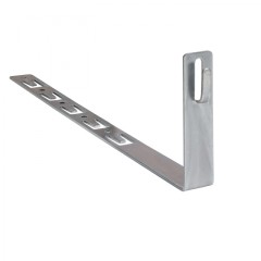 Держатель под черепицу L=330мм с крючком Ni EKF PROxima lp-d2209-ni