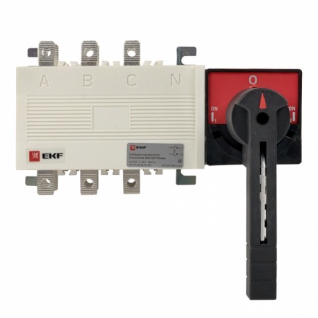 Рубильник-переключатель 100A 3P c рукояткой управления для прямой установки PowerSwitch EKF PROxima pscs-100-3