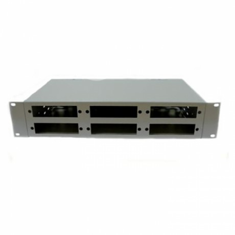 Кросс оптический стоечный 2U-48(планка SC-6шт.) серия EKF PROxima ITACR48SC