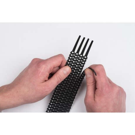 Хомут гибкий (20 шт.) зеленый FlexSTRAP EKF plc-fs-gr