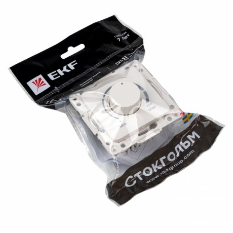 Стокгольм Механизм Светорегулятора 600W 220В белый EKF PROxima EYD06-101-10