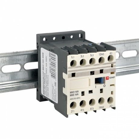 Миниконтактор МКЭ 16А 400В 1NO EKF PROxima Mctr-s-16-400